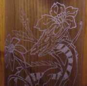 Mirror with hatching Dragon
